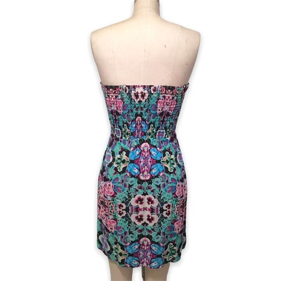 Twelfth Street by Cynthia Vincent Floral Print Corset Strapless Dress, Size XS/P - Picture 3 of 5
